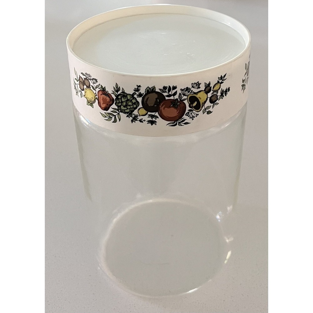 1970s Vintage Pyrex‎ Container & Lid Spice Of Life Storage Container